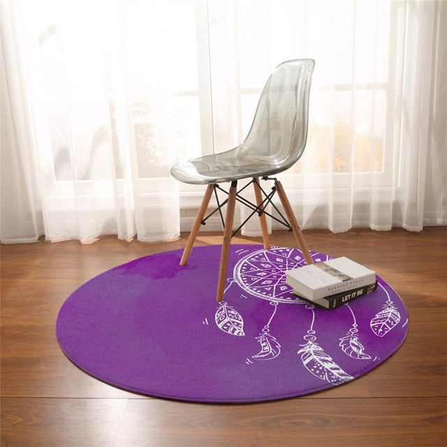 Dreamcatcher round carpet