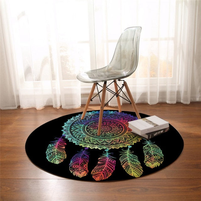 Dreamcatcher round carpet