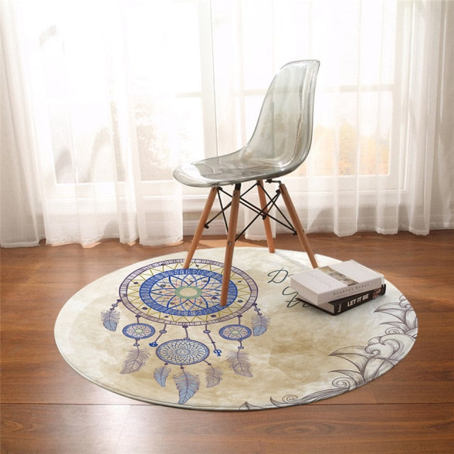Dreamcatcher round carpet