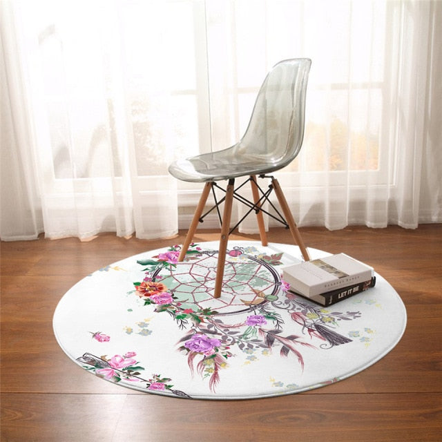 Dreamcatcher round carpet