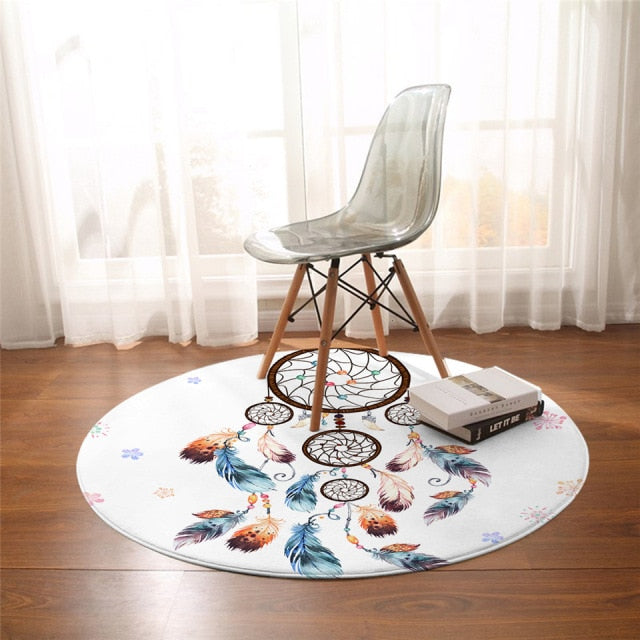 Dreamcatcher round carpet