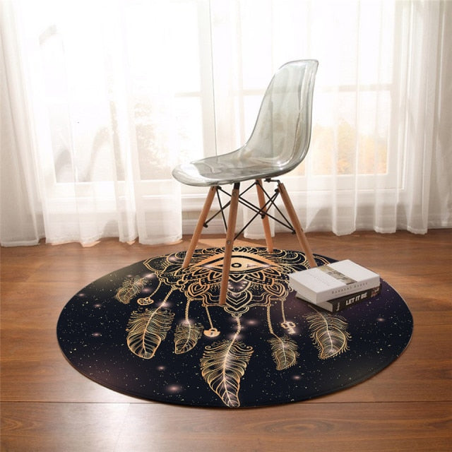Dreamcatcher round carpet