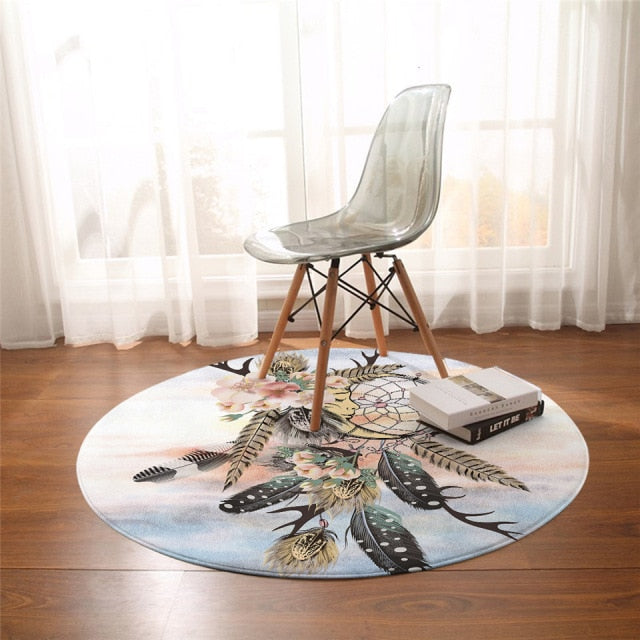 Dreamcatcher round carpet