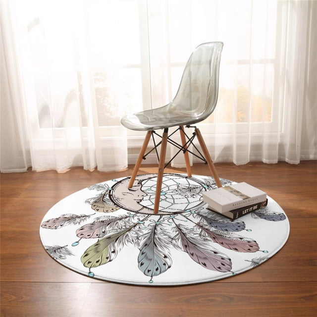 Dreamcatcher round carpet
