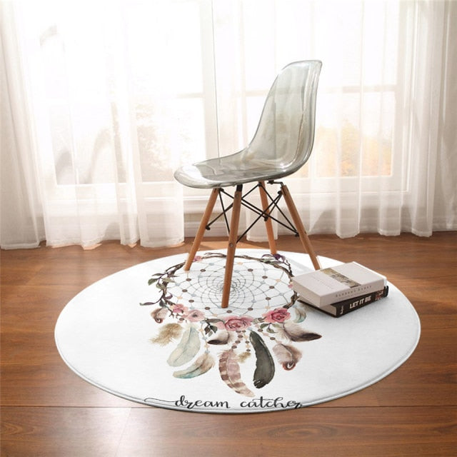 Dreamcatcher round carpet