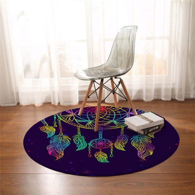 Dreamcatcher round carpet