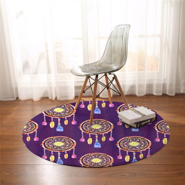 Dreamcatcher round carpet