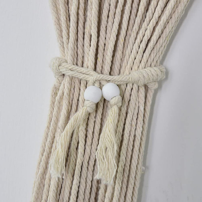 Macramé curtain handmade 95x180cm