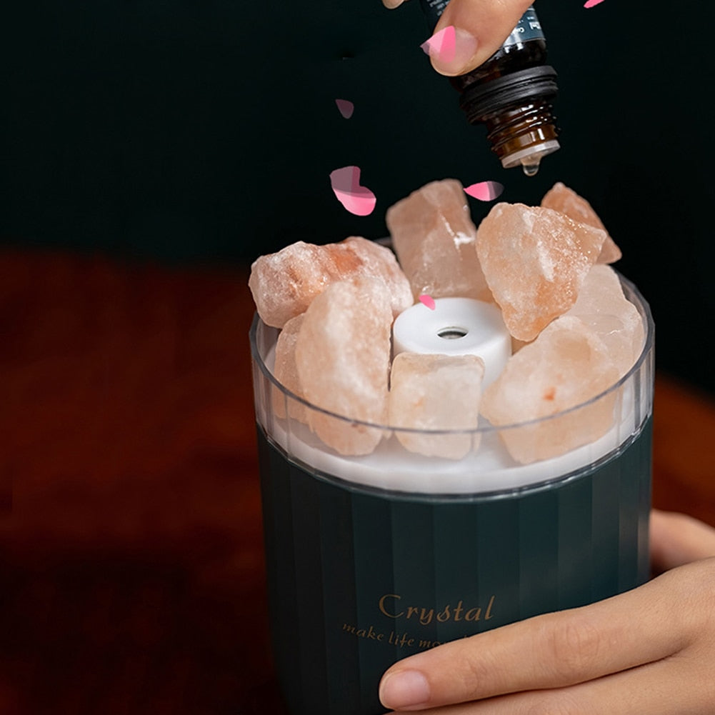 Diffuseur d'huile essentielle avec Sel de l'Himalaya