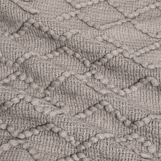 Couverture en tricot / 16 couleurs