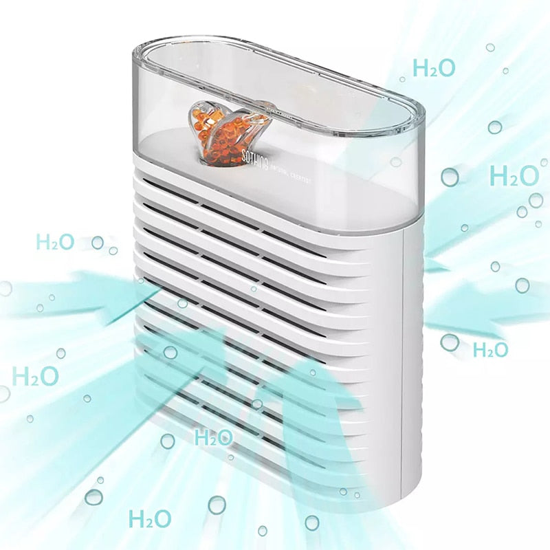 Mini rechargeable portable dehumidifier