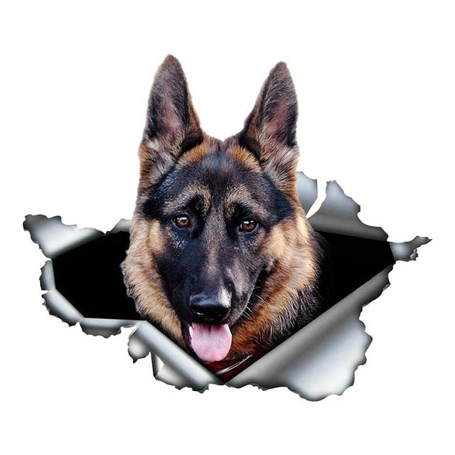 Autocollant pour voiture Berger Allemand