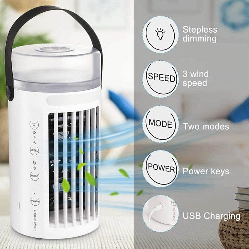 MULTIFUNTIONS Mini Air Cooler 4 in 1