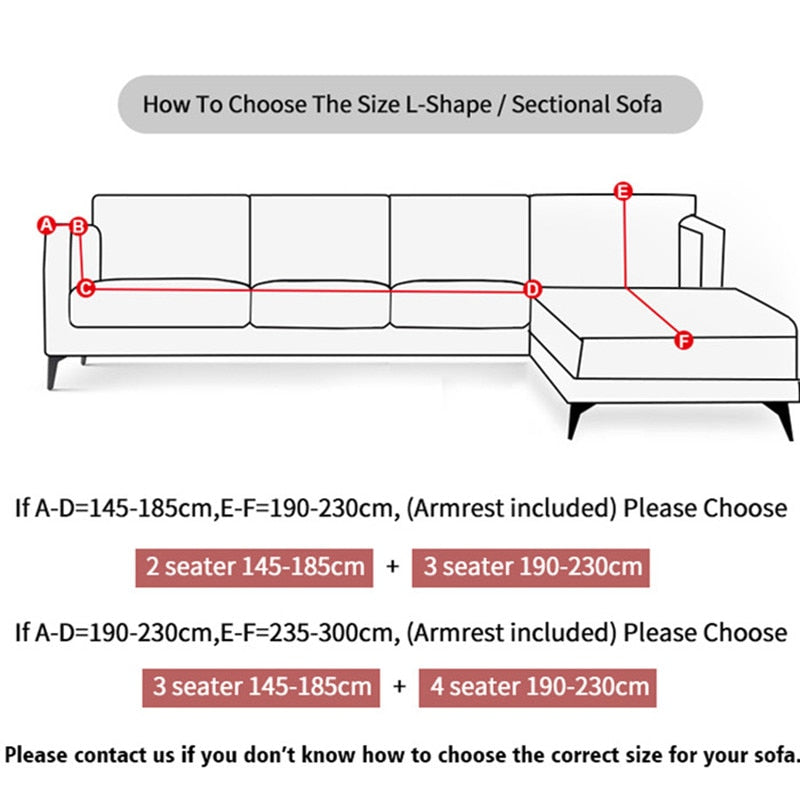Sofa cover/3 and 4 places