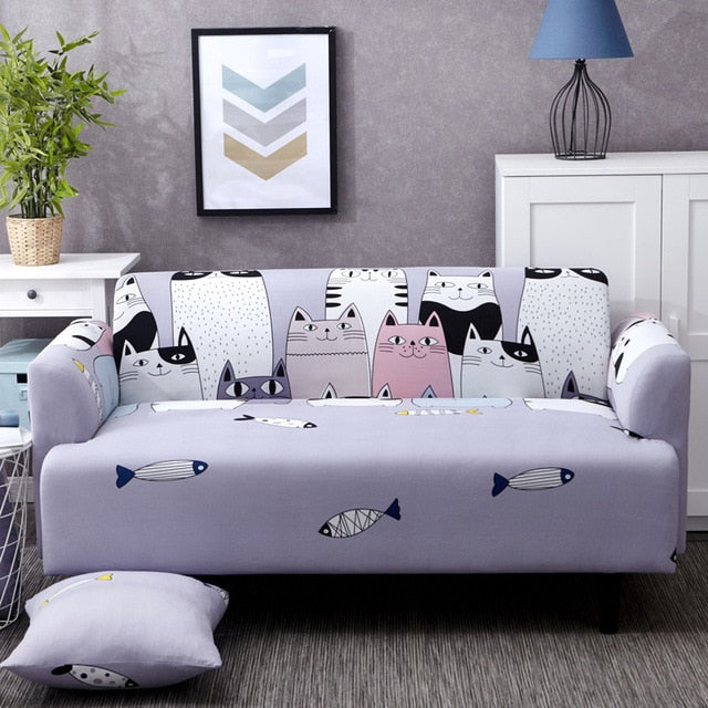 Sofa cover/3 and 4 places