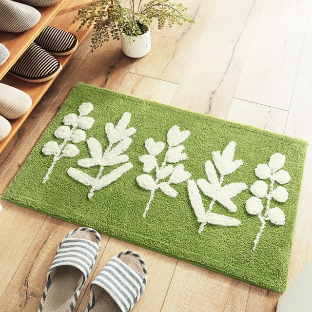 Luxury Leafs Bath Rug