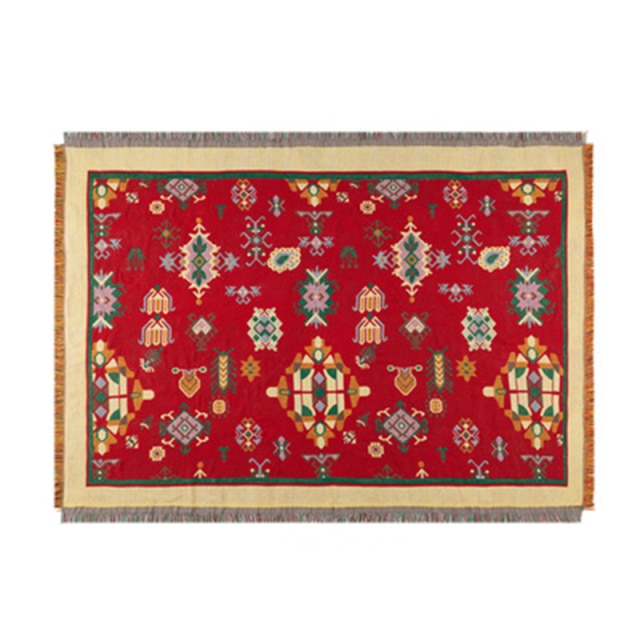 Couverture tricot Tribal