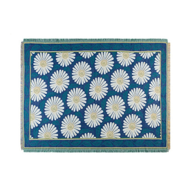 Couverture tricot Tribal