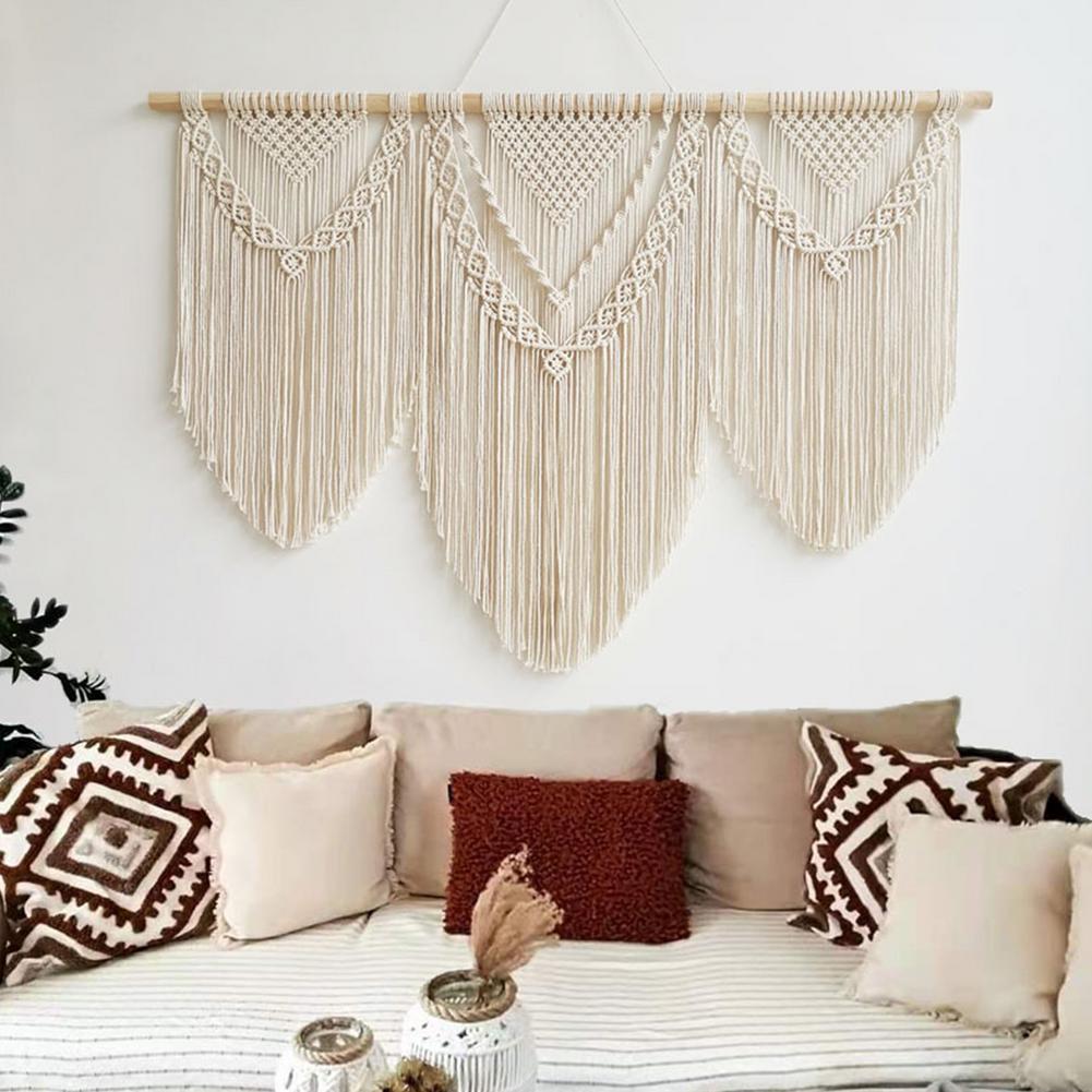Macramé tapestry wall decoration