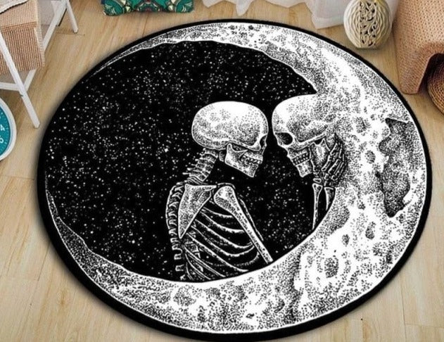 Tapis rond mystique