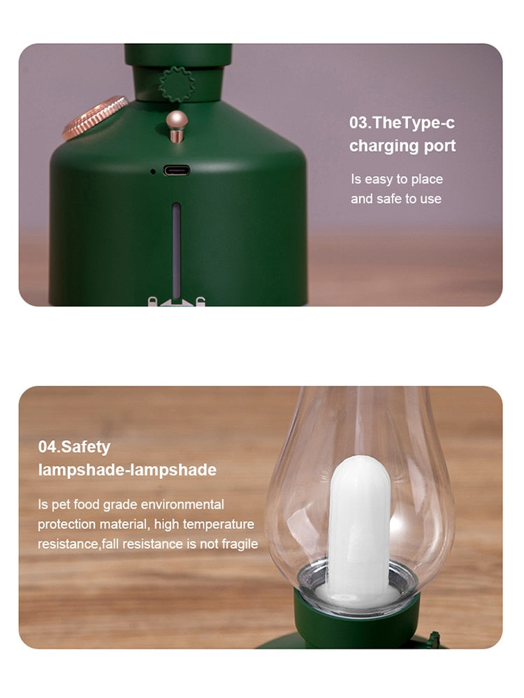 Diffuseur d'huile essentielle Lampe Rétro