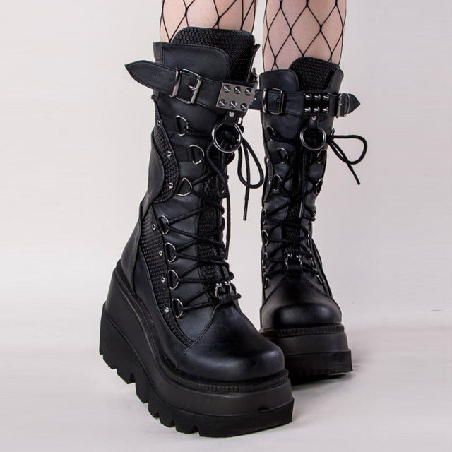 Punk Street platform boots