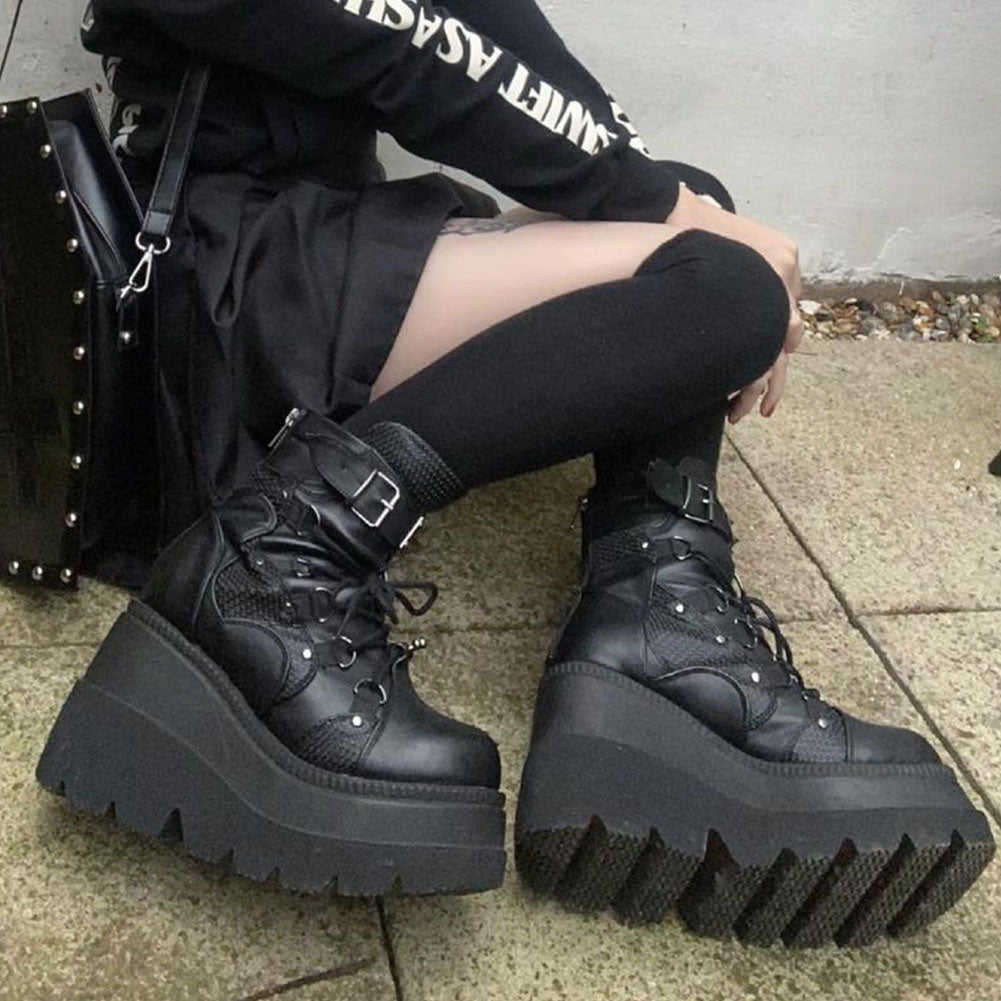 Bottes plateforme Punk Street Kits Paradise