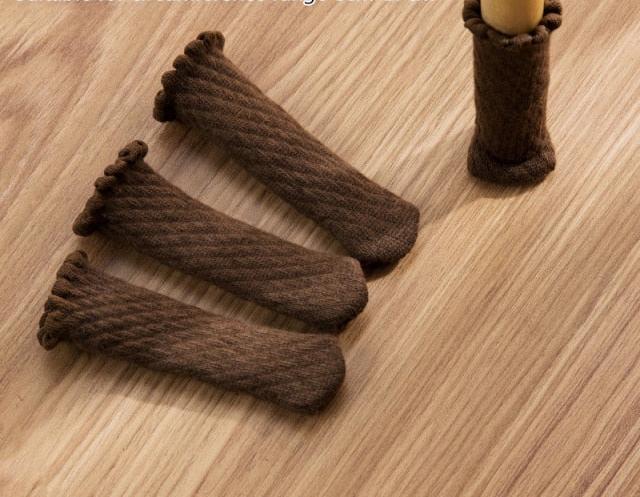 Protège plancher Pattes de chat en tricot