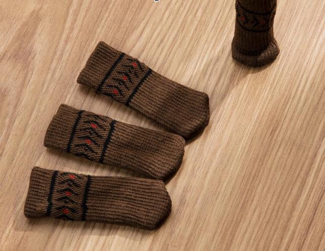 Protège plancher Pattes de chat en tricot