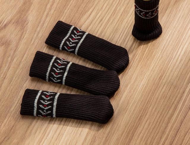 Protège plancher Pattes de chat en tricot