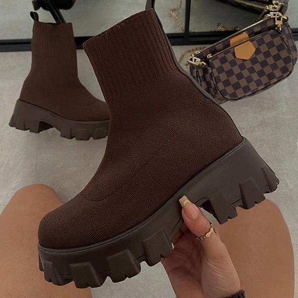 Bottes style chaussette