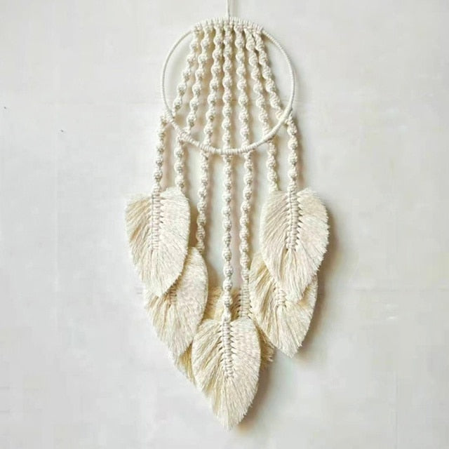 Dream Catcher Macrame Leaf