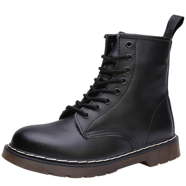 Bottes Martin's en cuir véritable