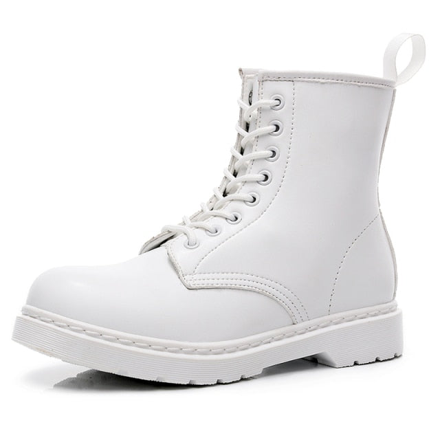 Bottes Martin's en cuir véritable