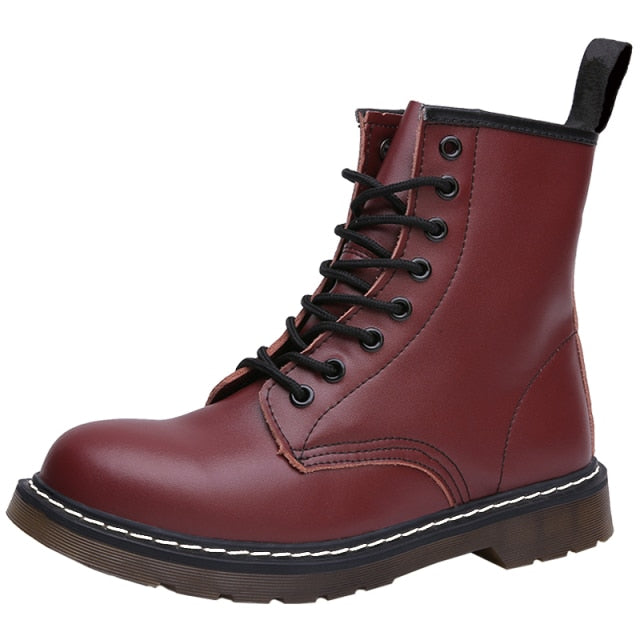 Bottes Martin's en cuir véritable
