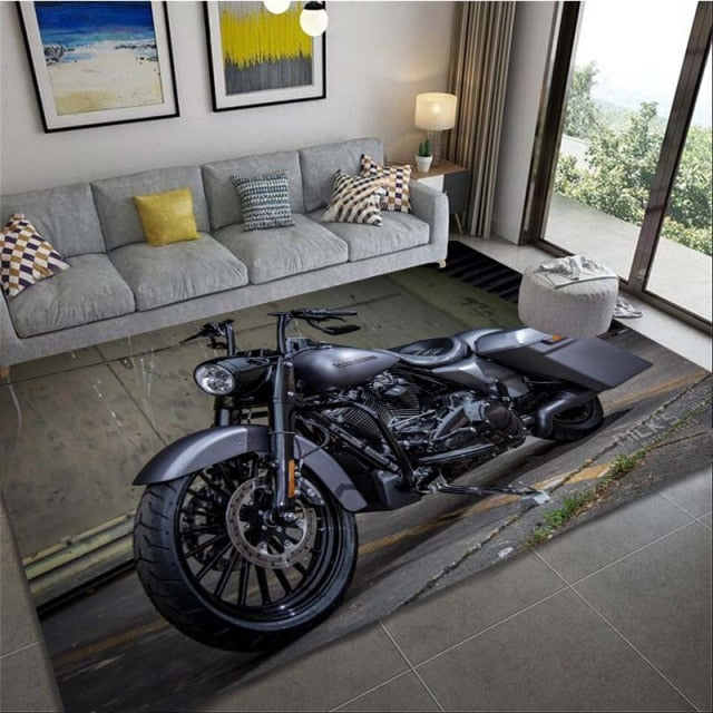 Motorcycle retro carpet