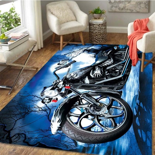 Motorcycle retro carpet