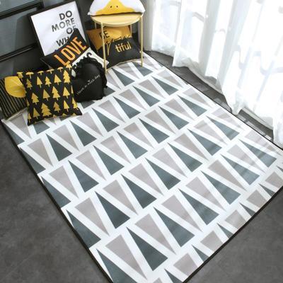 Modern geometric carpet