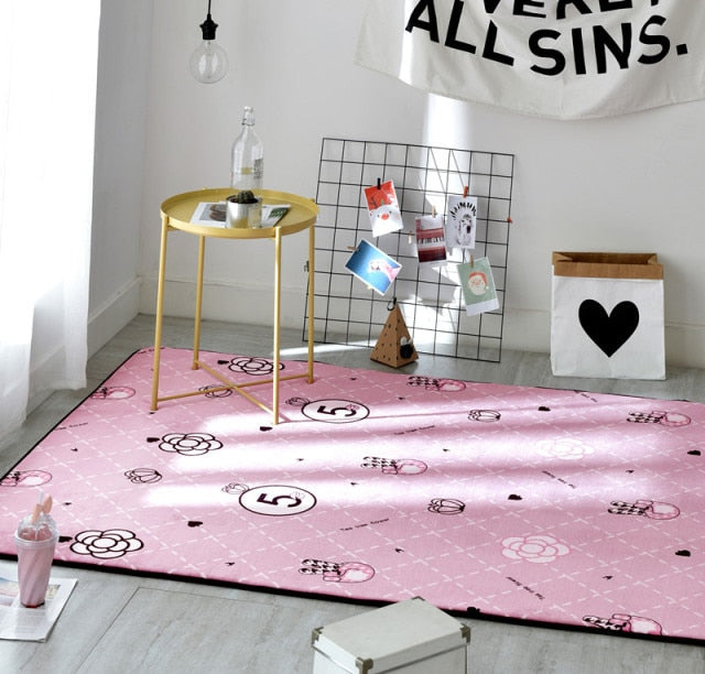 Modern geometric carpet