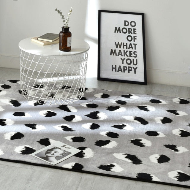 Modern geometric carpet