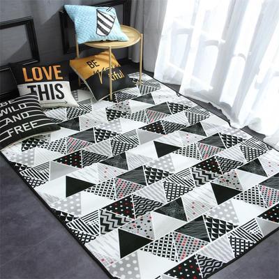 Modern geometric carpet