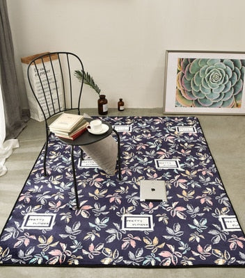 Modern geometric carpet