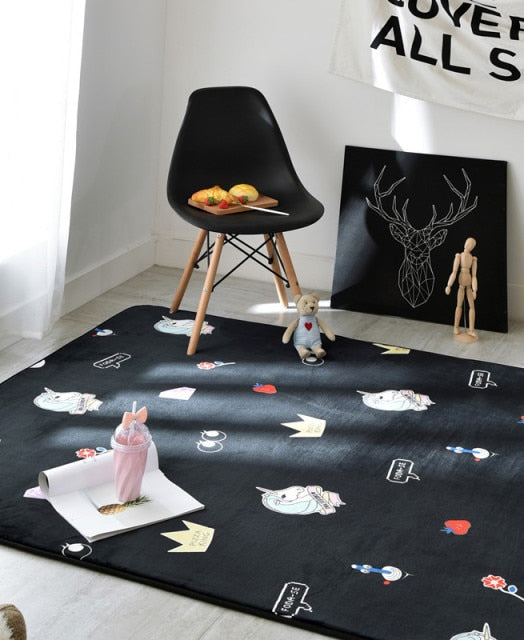 Modern geometric carpet