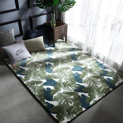 Modern geometric carpet