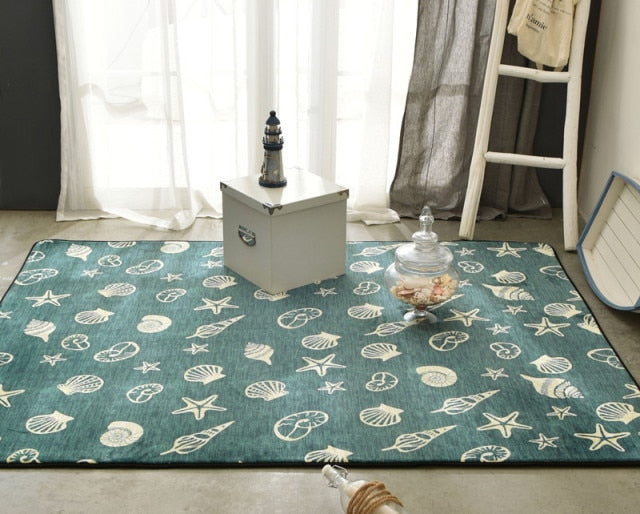 Modern geometric carpet