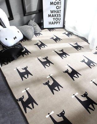 Modern geometric carpet