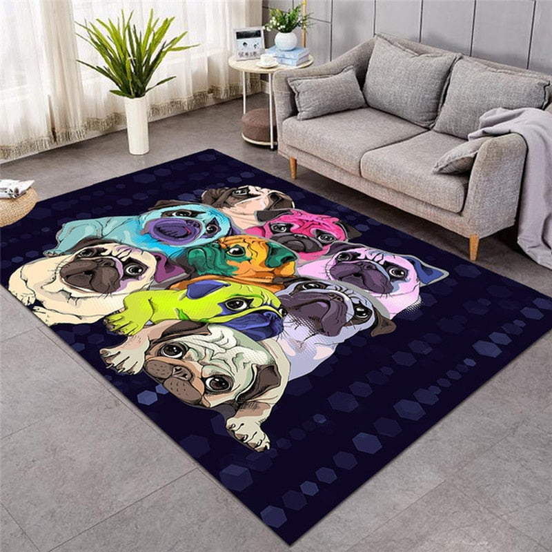 Pugs carpet