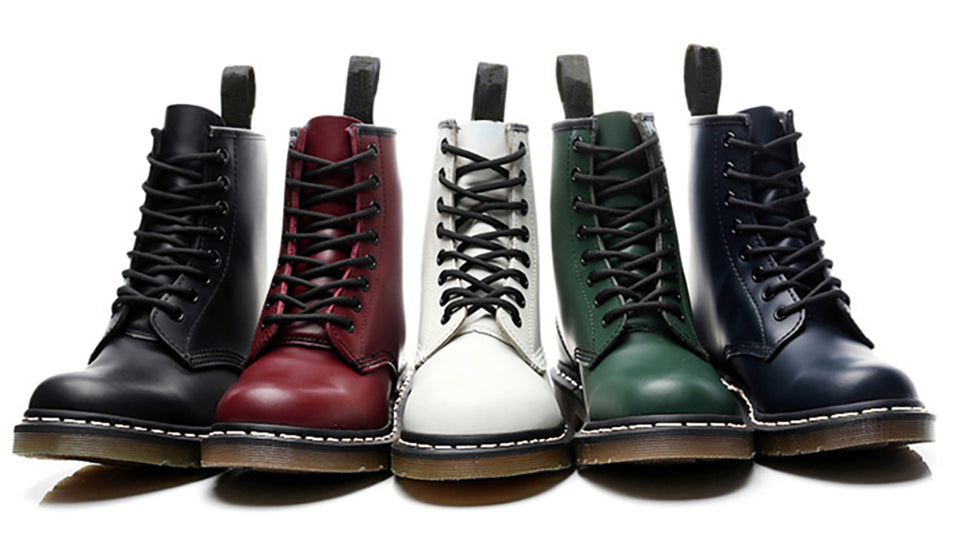 Bottes Martin's en cuir véritable