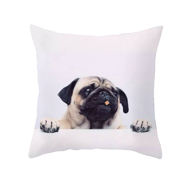 Housse de coussin PUG