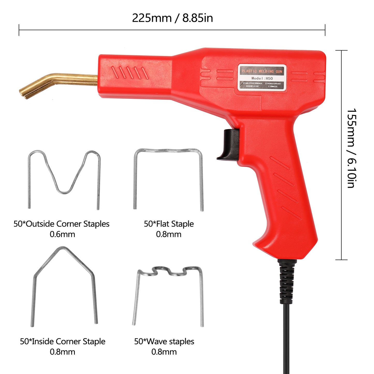 Plastic welding gun